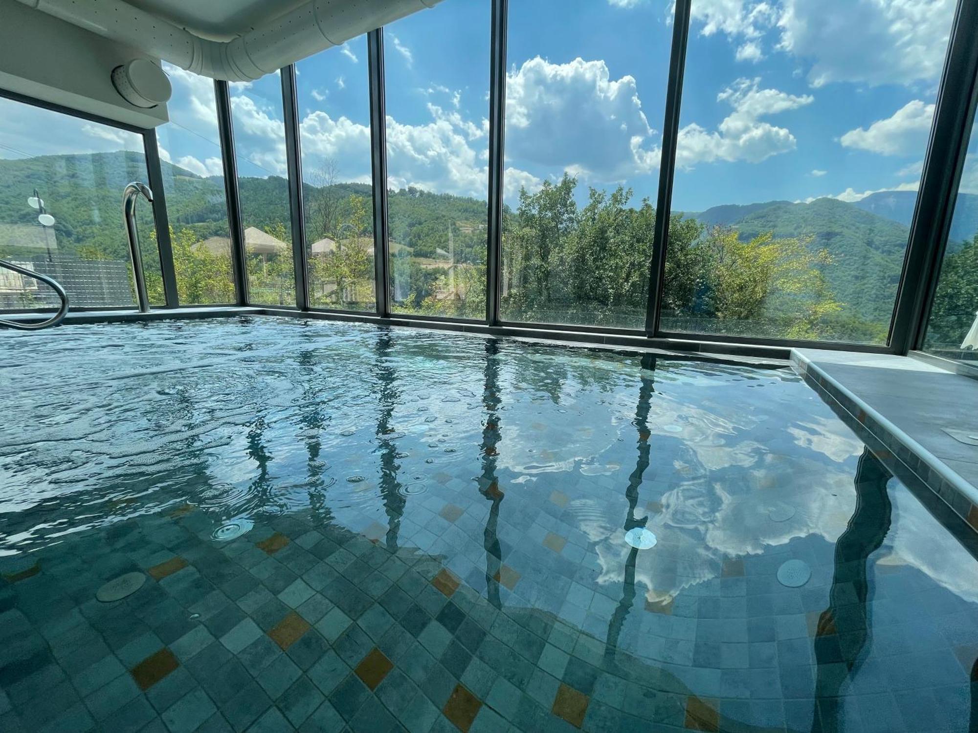 Hotel Ristorante Tre Lanterne & Spa Acquasanta Terme Exteriör bild
